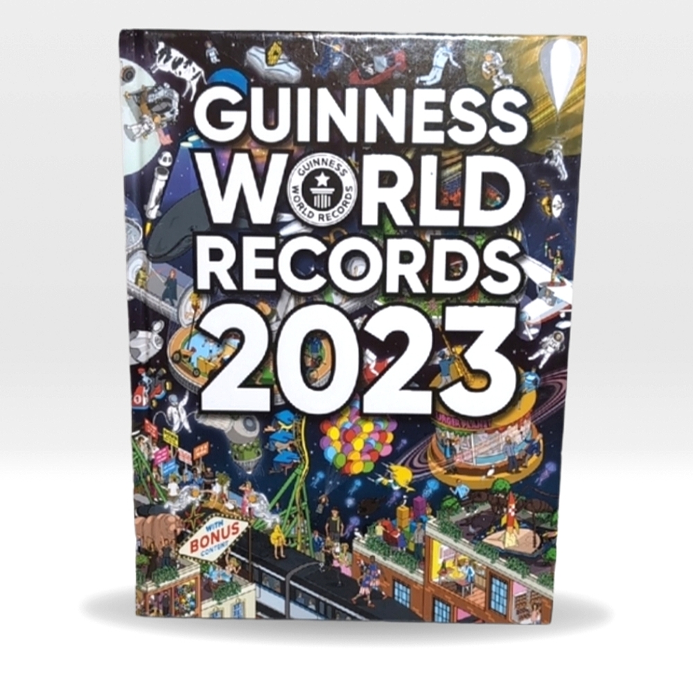 Guinness World Records 2023 Hardcover Book Earth Space Human Body Sports Stats